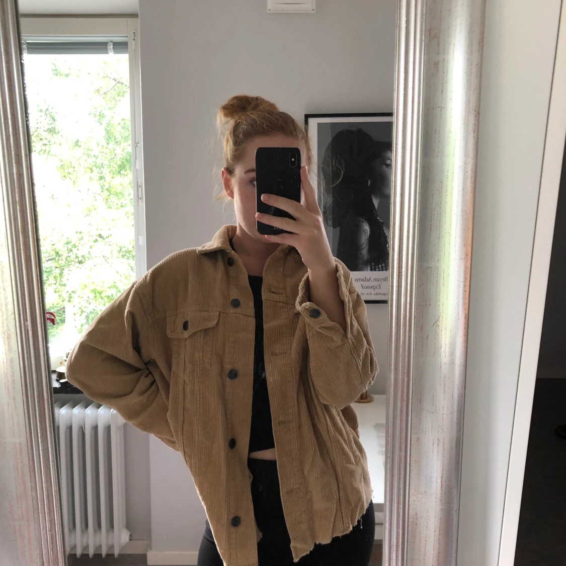 Beige Manchesterjacka