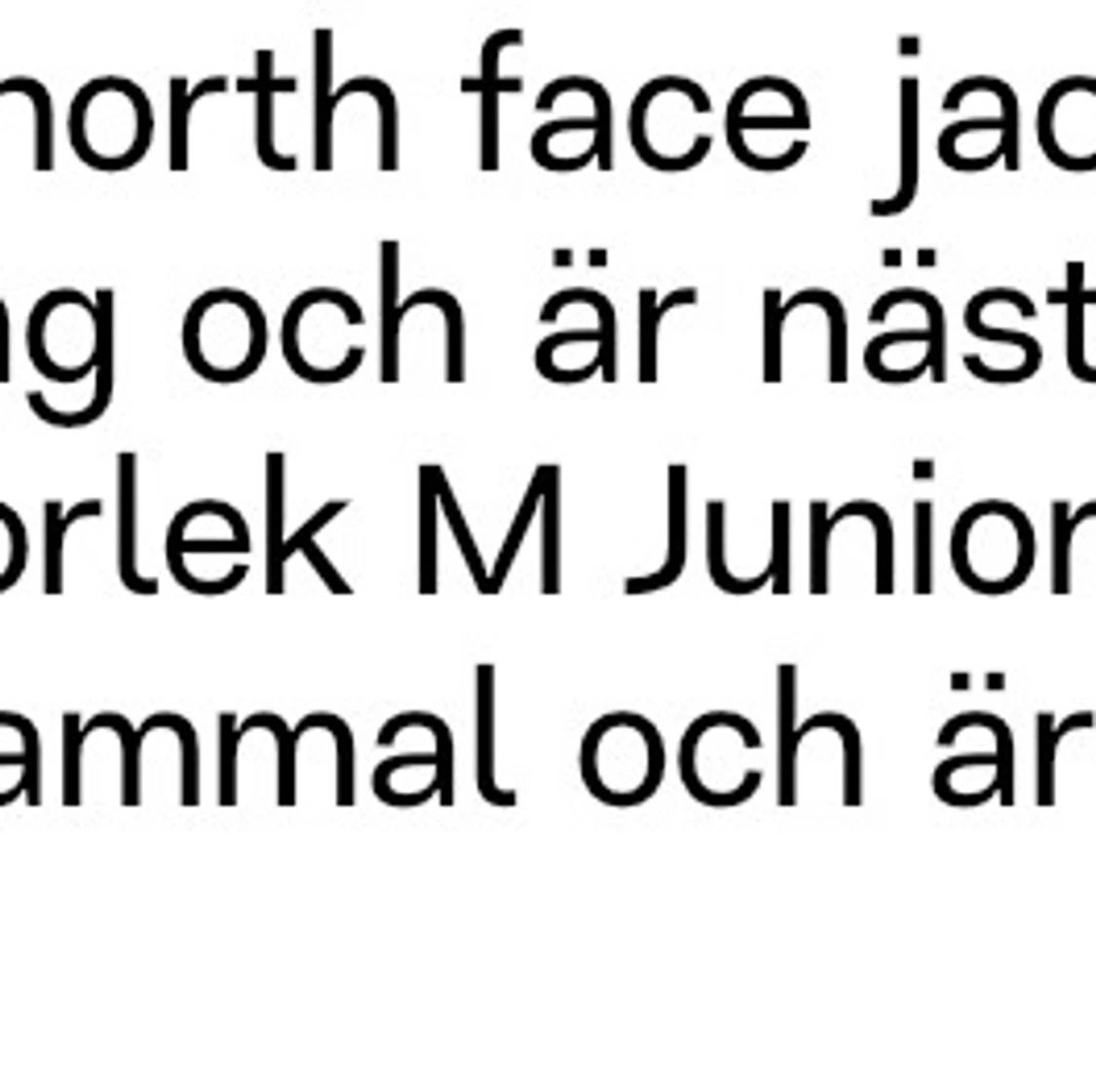 The north face jacka  - 90