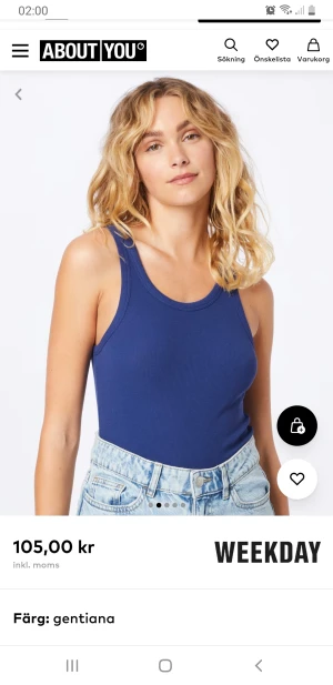 weekday topp - Ribbad bas topp från Weekday, helt ny och oanvänd. 