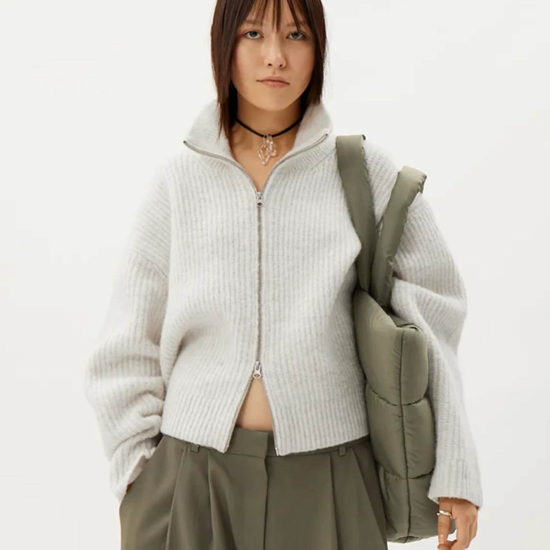 Snug Zip Cardigan - 90