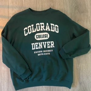 Grön sweatshirt - Fint skick strl xs men är lite oversized så passar s också💕