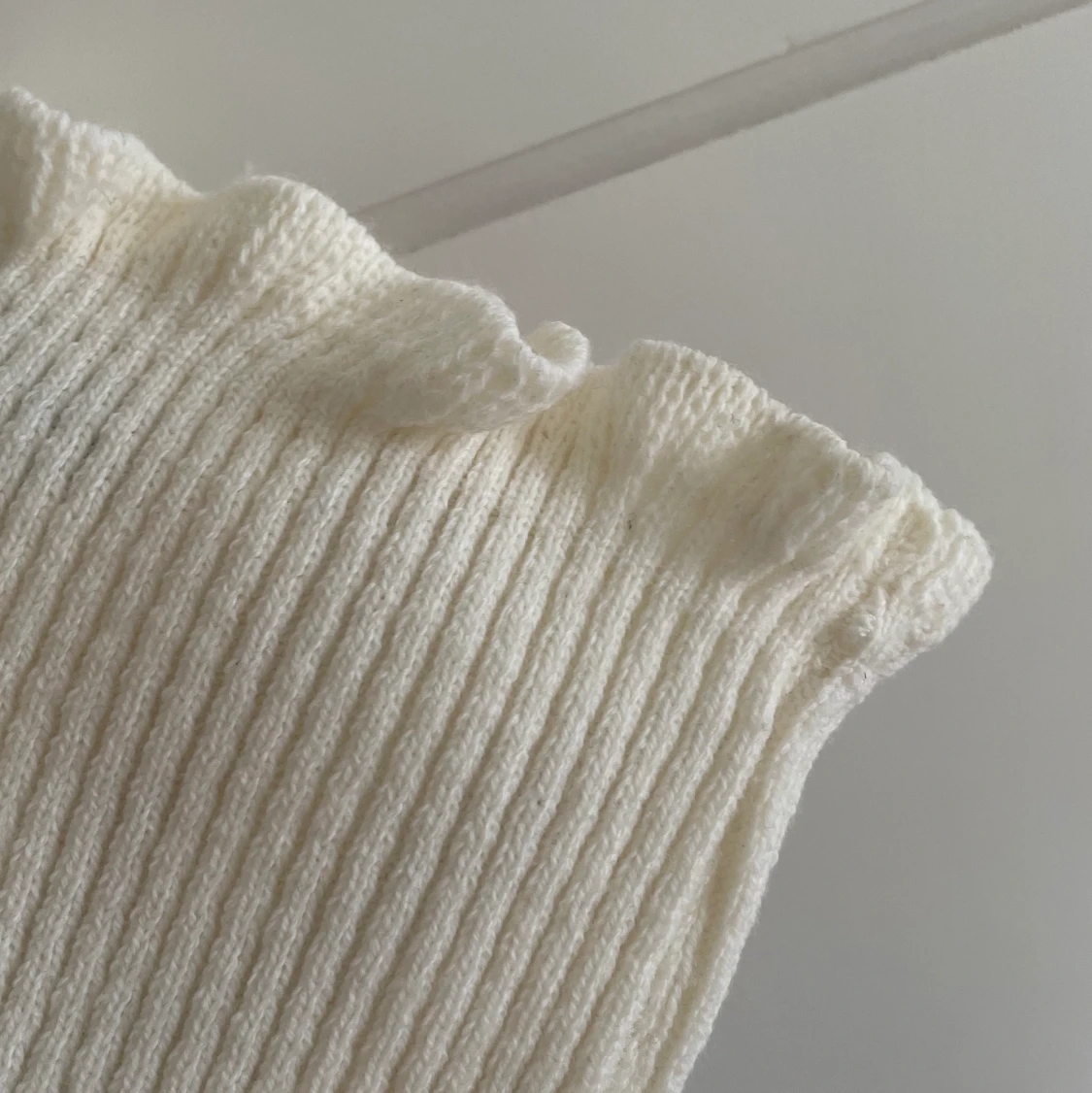 Vitt tub-topp i strl S - 91