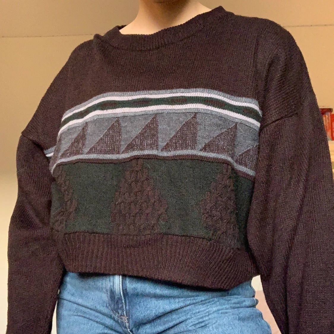 Brun tröja
