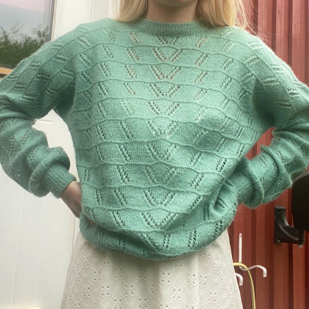 Stickad tröja - Stickat | Plick Second Hand