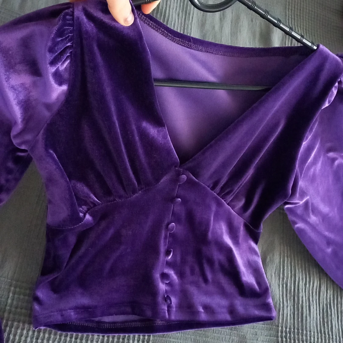 Crop Top Velvet S/M - 91