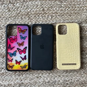 Skal iPhone 11 PRO - iPhone skal som alla är till iPhone 11PRO. Vet inte om de passar 11 också.🤍 Från vänster: ”Wildflower cases”, ”Apple”, ”Ideal of sweden”. Paketpris: 190kr. Styckpris: 90kr. (Apple skalet är lite billigare pga skick). 🤍
