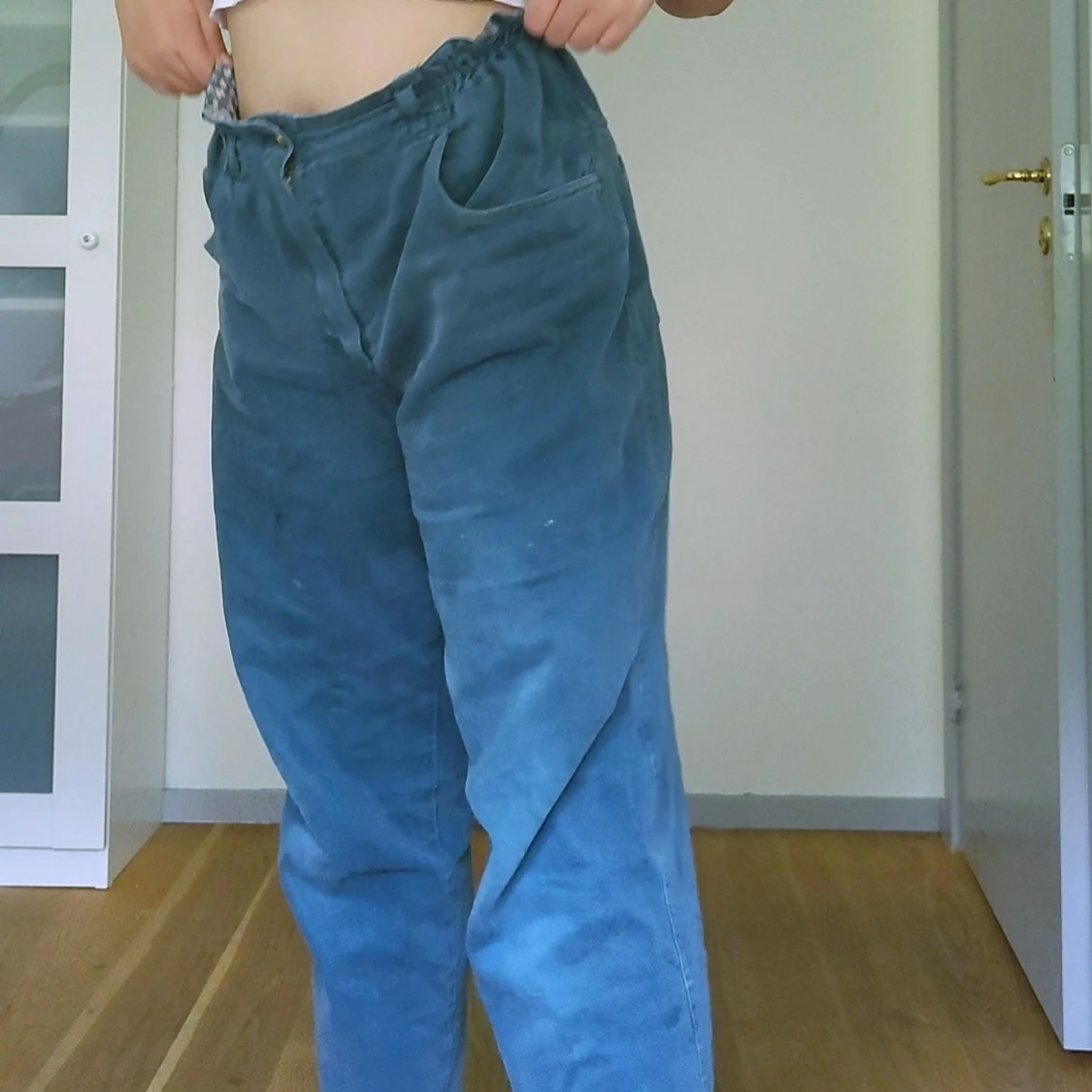 Baggy Turquoise Aquamarine byxor