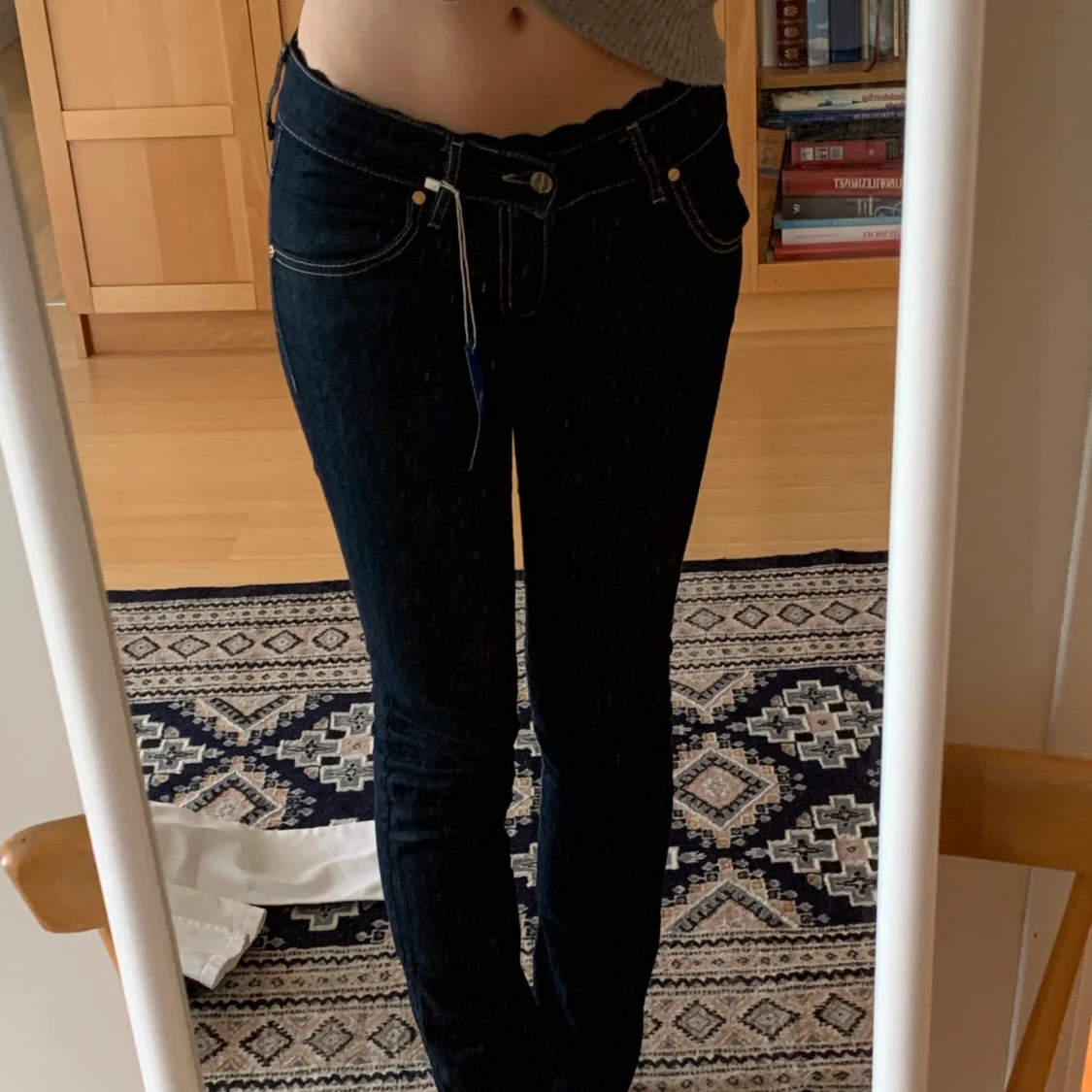 Met initaly Lågmidjade jeans  - 91
