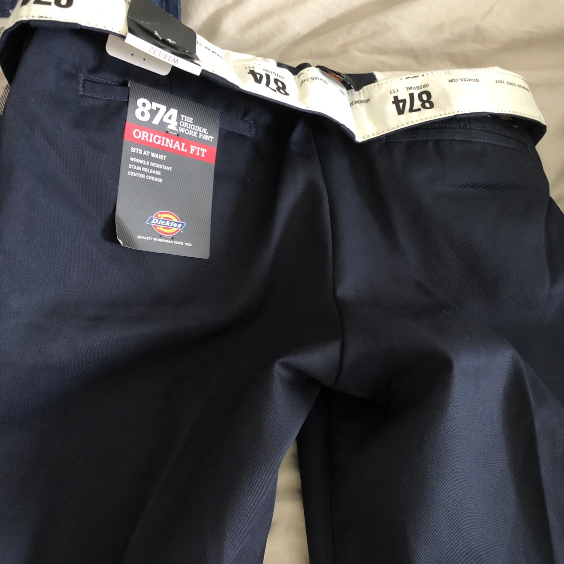 Marinblå dickies W33/L32 - 90