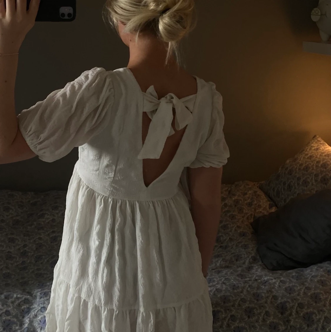 Vit studentklänning  - 90