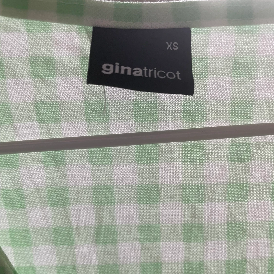 Grön rutig klänning Gina tricot XS - 91