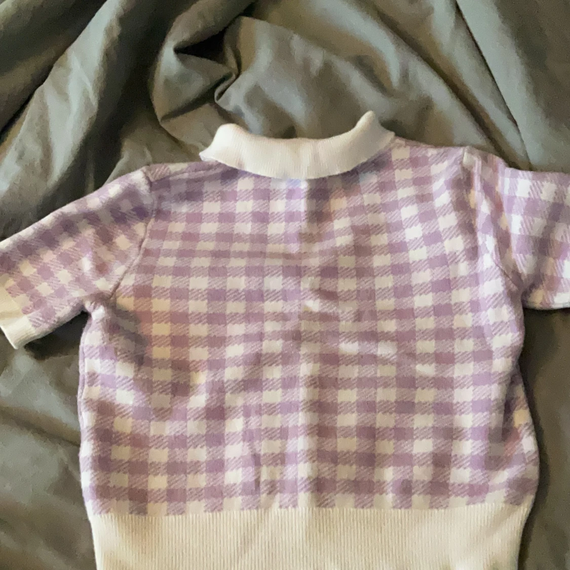 Rutig preppy tröja från shein storlek 152 funkar för xxs - 91