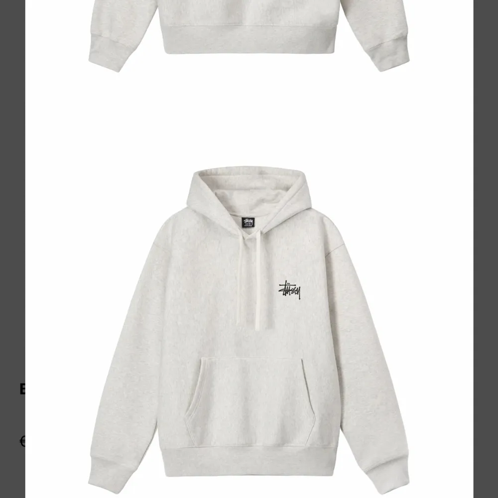 intressekoll på min äkta ljusgrå stussy hoodie som nästan är helt oanvänd. Säljer då jag tycker den sitter lite tight. original pris online runt 1250. Hoodies.