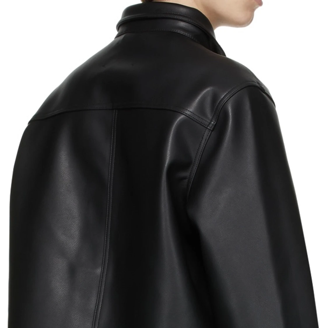 Axel Arigato Faux-Leather Overshirt - 2