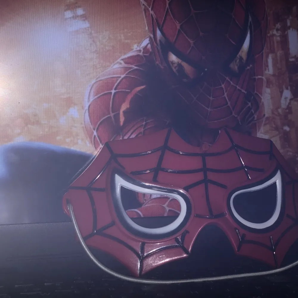 Den är inte använde cool Spider-Man mask för utklädnad . Övrigt.