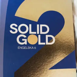 Solid gold engelska 6 bok, nyskick. Köpt för 620kr