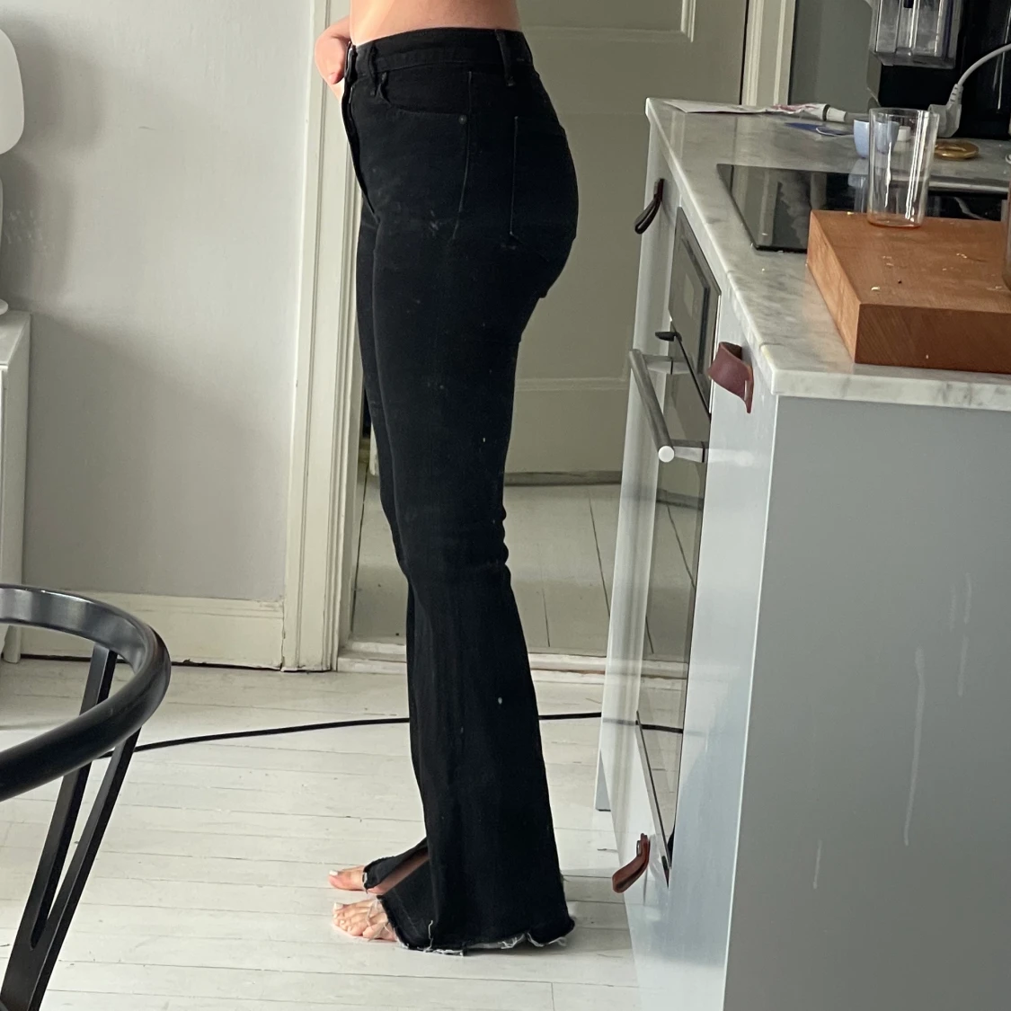 Rag bone jeans bootcut slits svarta - 90