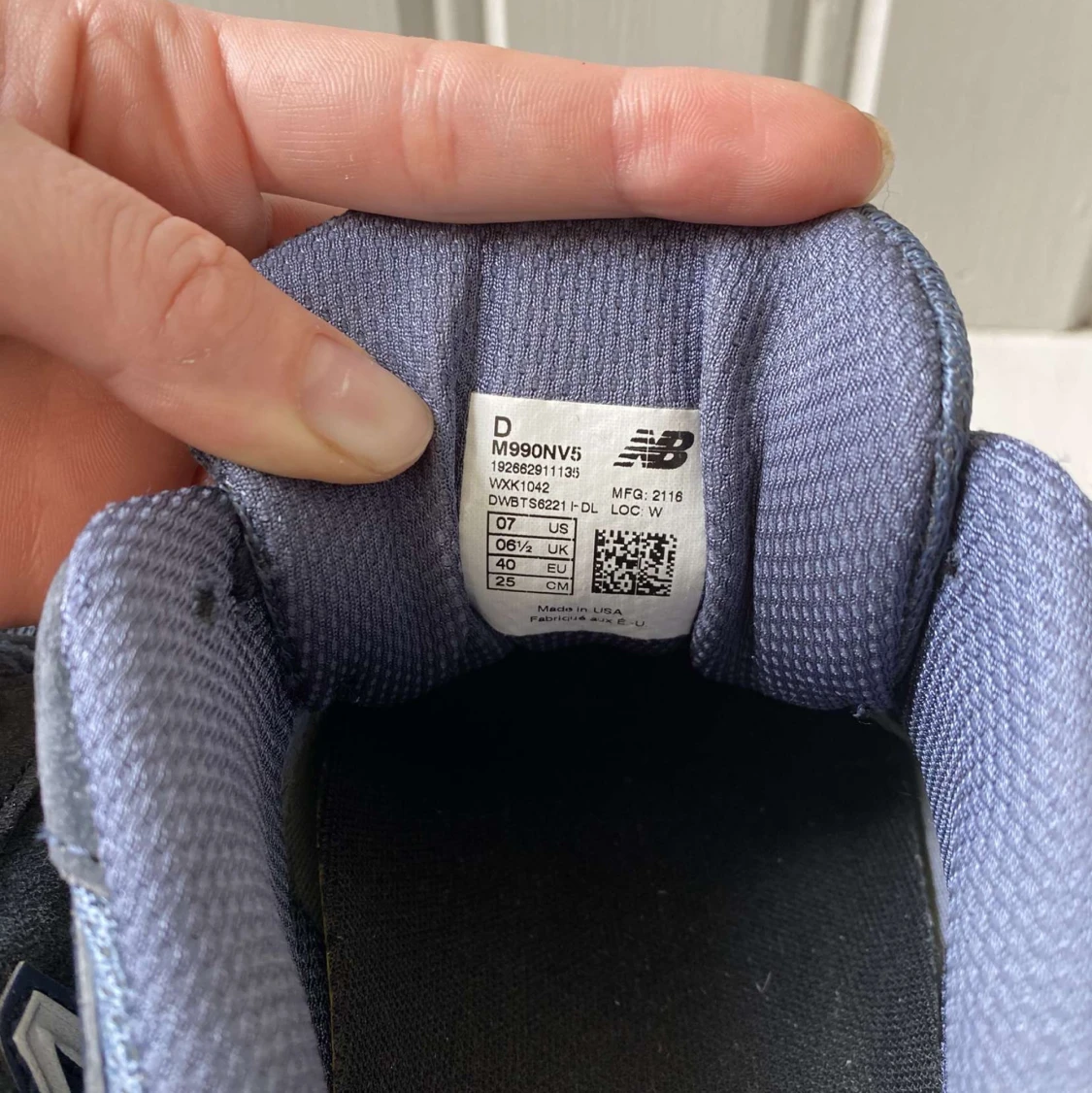 New balance skor 990 mörkblå - 91