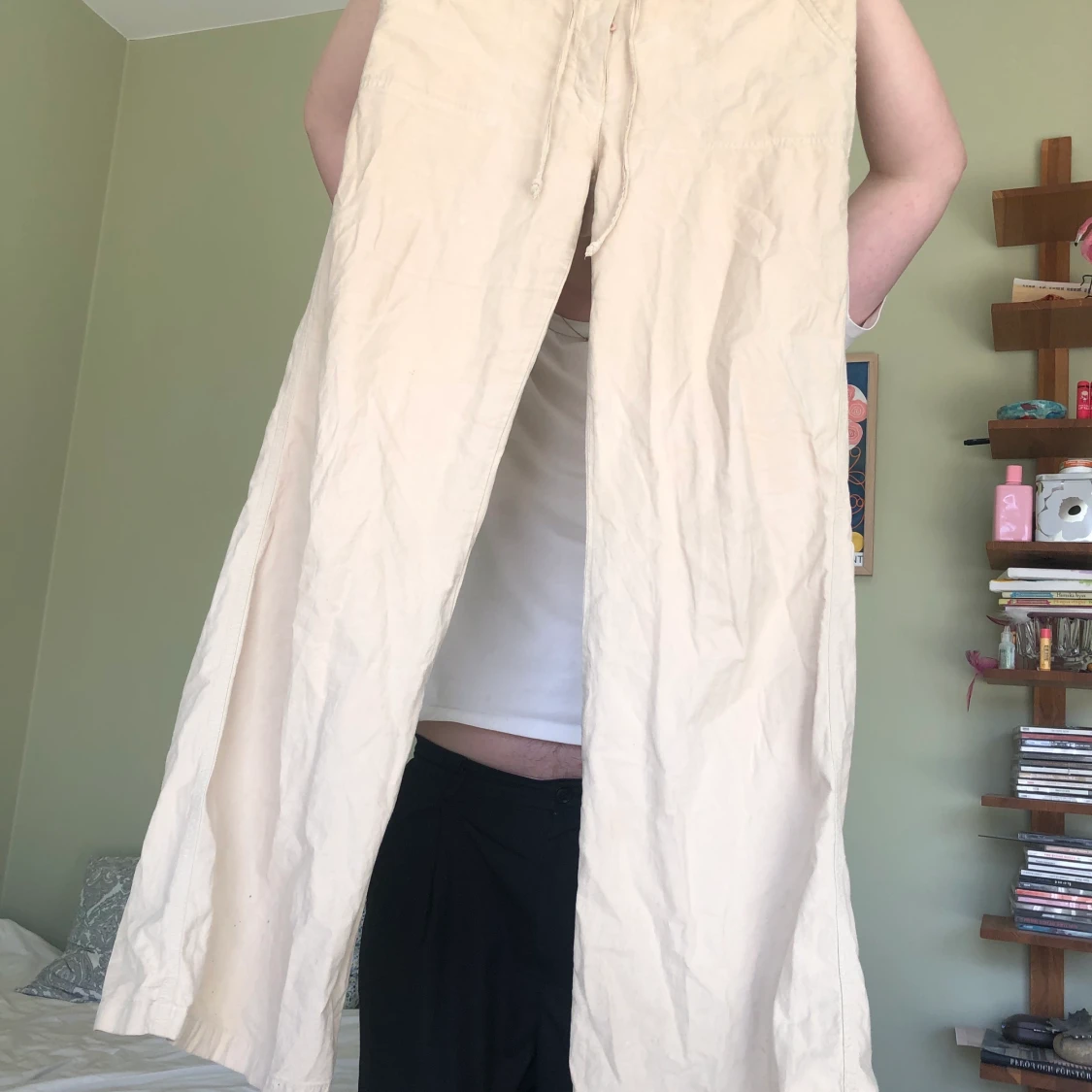 Lågmidjade byxor - 90