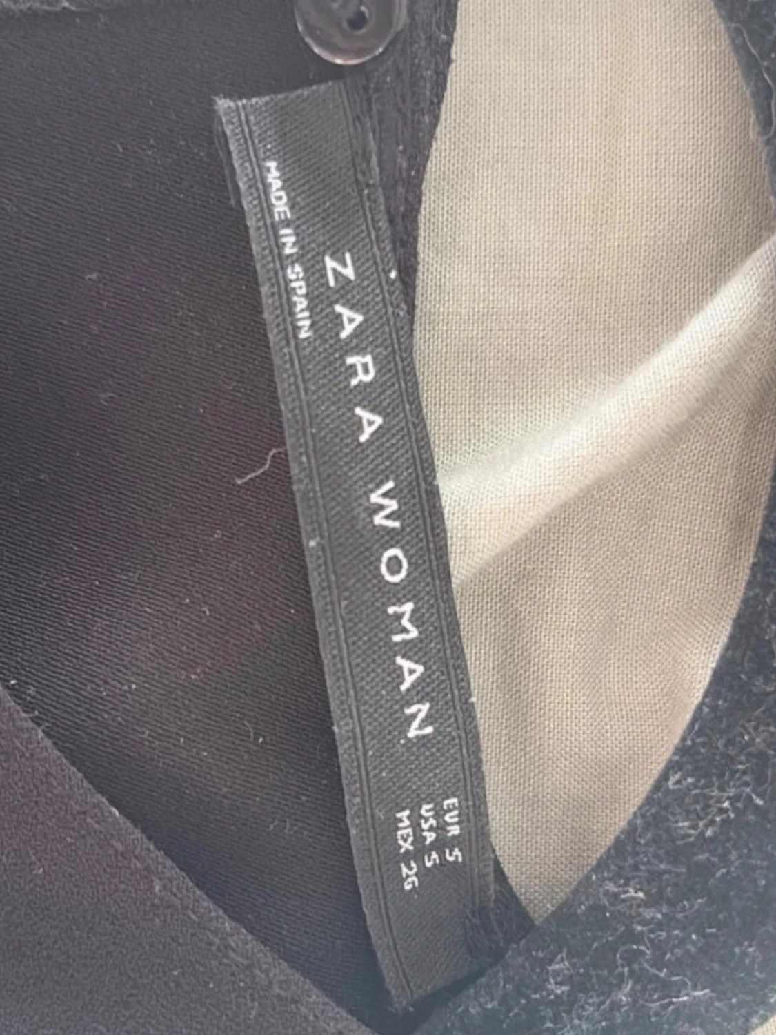 Svart blus från Zara Woman - 1