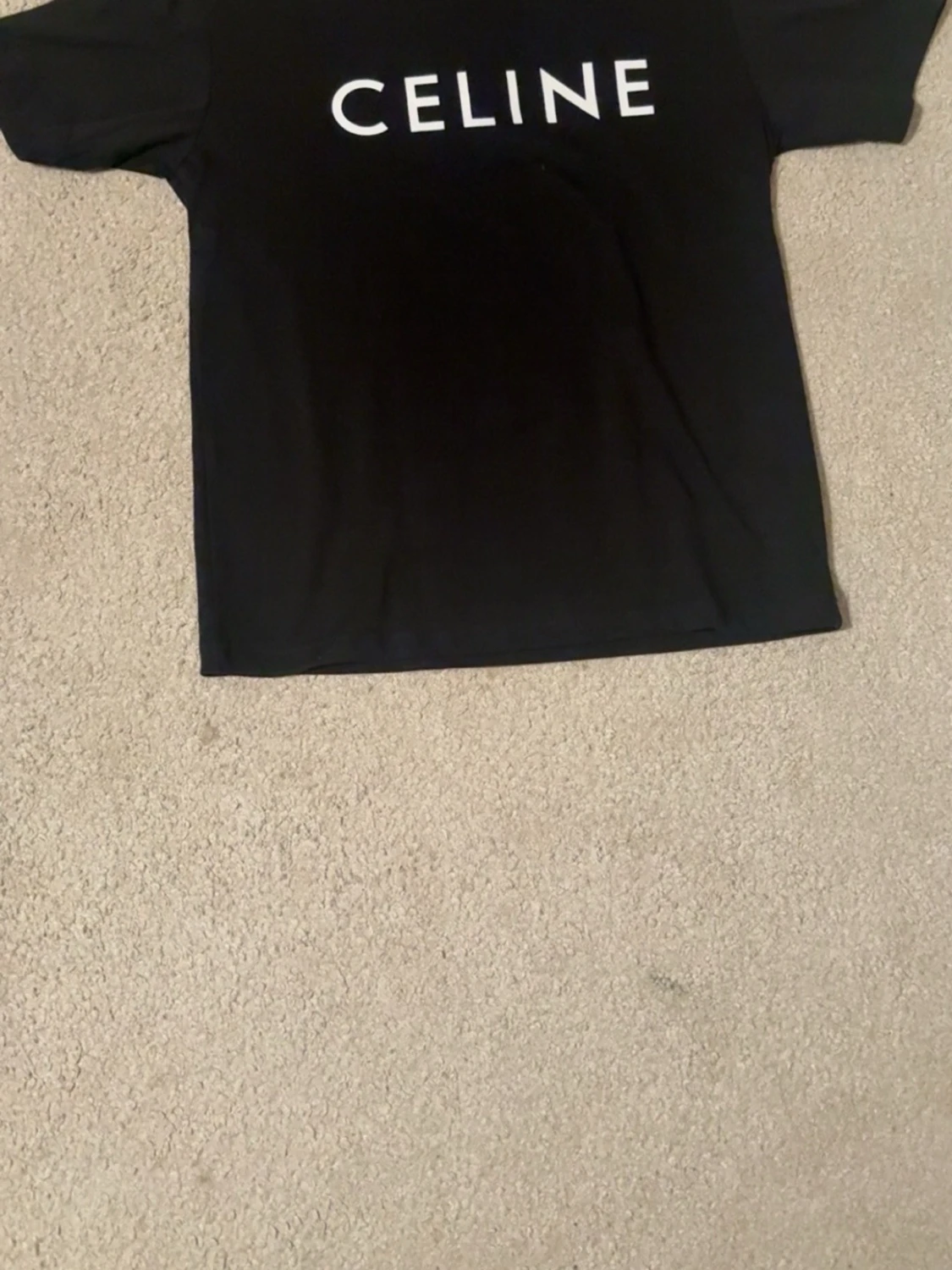 Svart t shirt med tryck