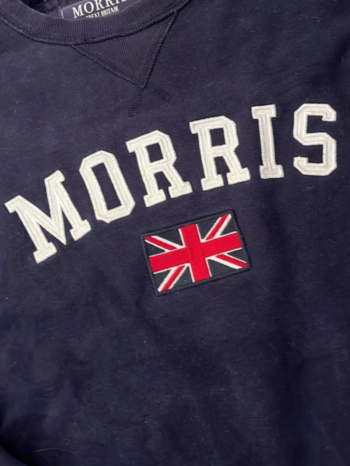 Marinblå sweatshirt från Morris - 1