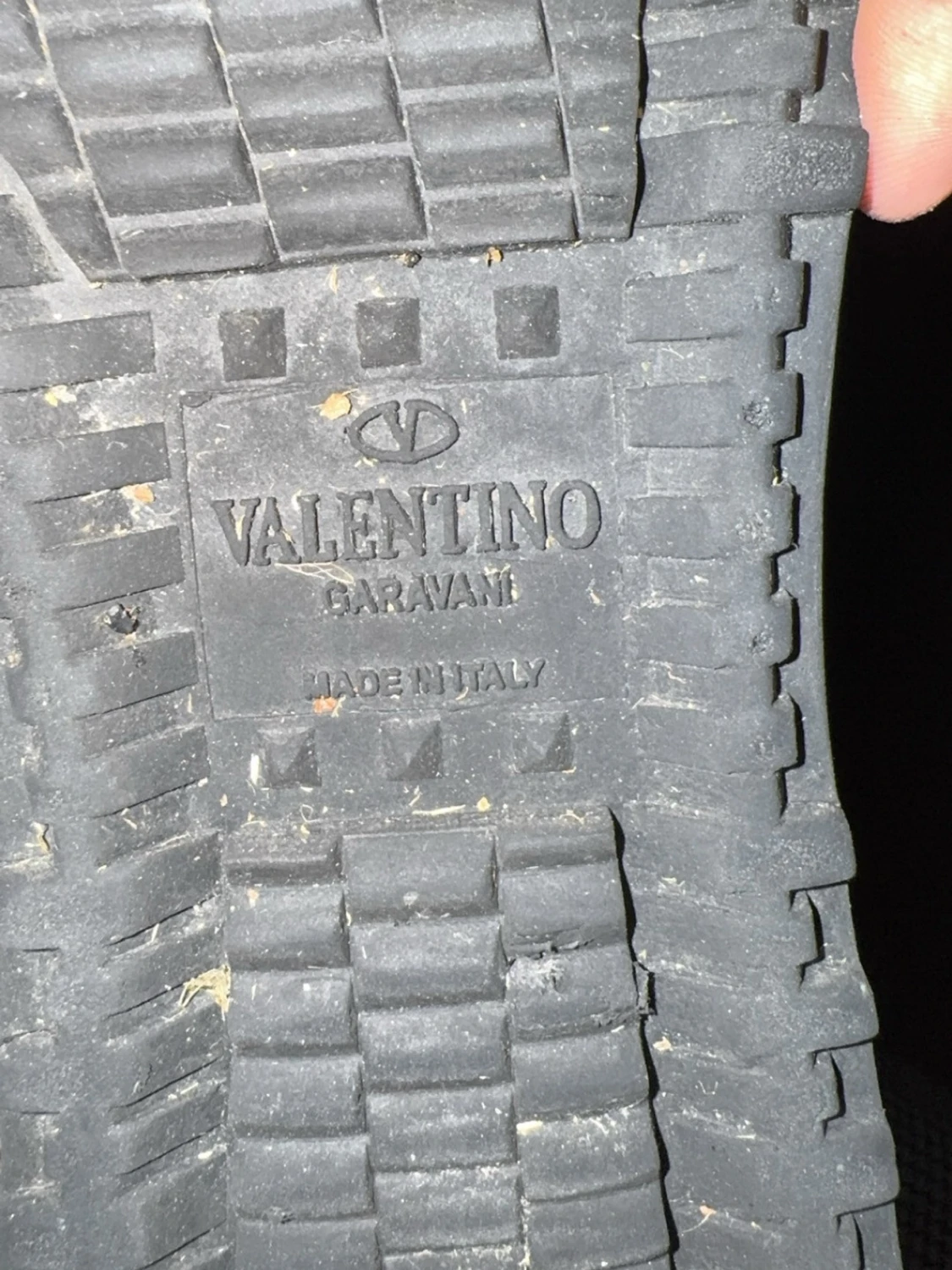 Svarta Valentino rockrunners med nitar - 3
