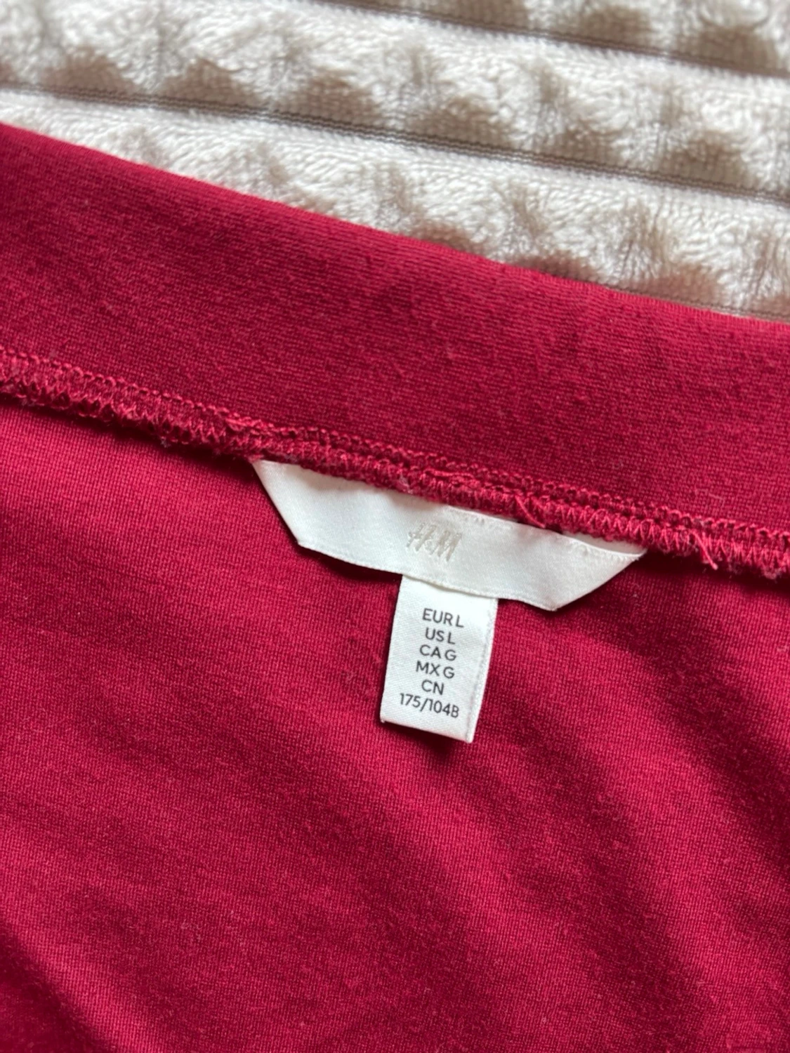 Vinröd offshoulder topp - 2