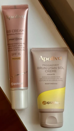 Apoliva BB Cream & brun utan sol cream - Set med BB Cream och Brun utan sol cream till ansiktet från Apoliva. 