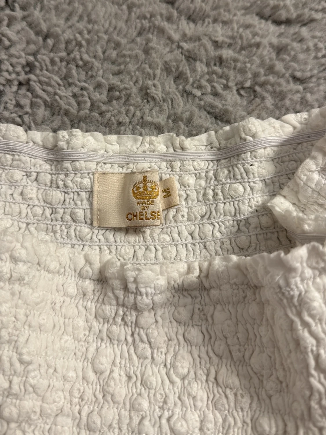 Vit broderad blus från Chelsea - 1
