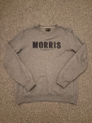 Grå Tröja från Morris - En grå Tröja från Morris med rutigt mönster på bröstet den är M och e lite bösig men riktigt snygg
