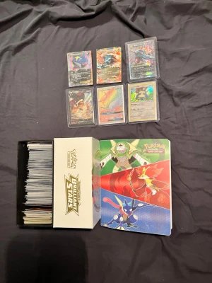 Pokémon kort +perm,låda - …