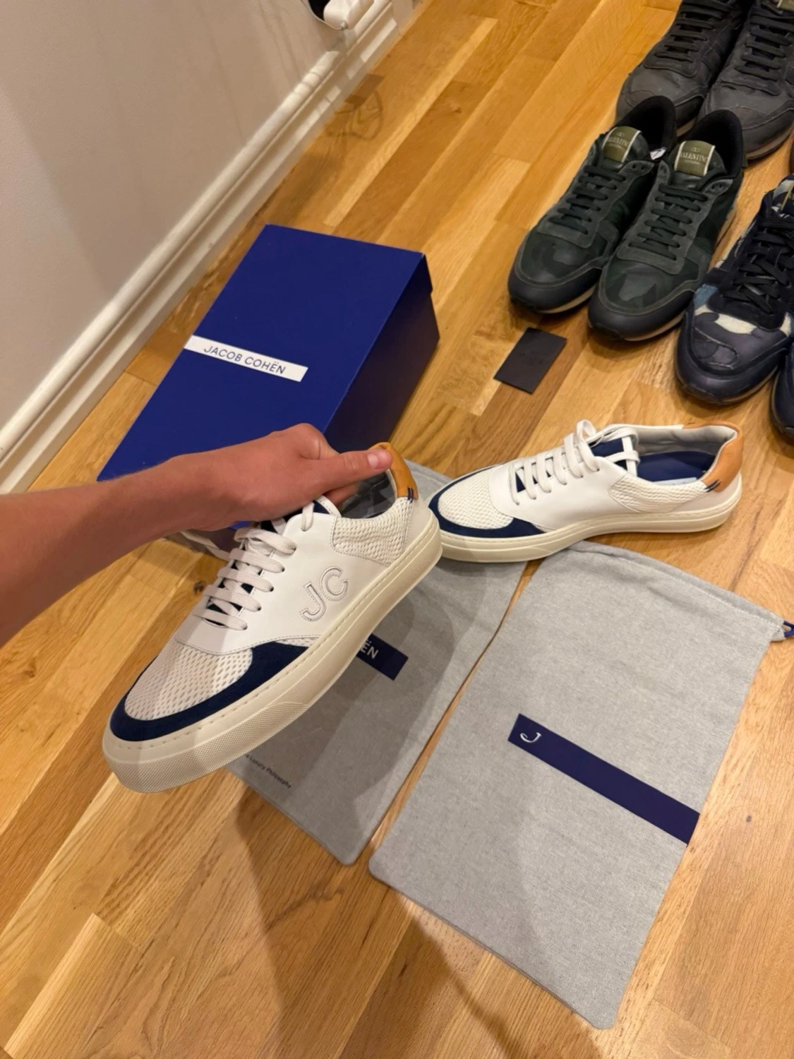 BILLIG UTFÖRSÄLJNING! Skobundle 5x par skor Jacob cohen, Lanvin, Valentino - 6