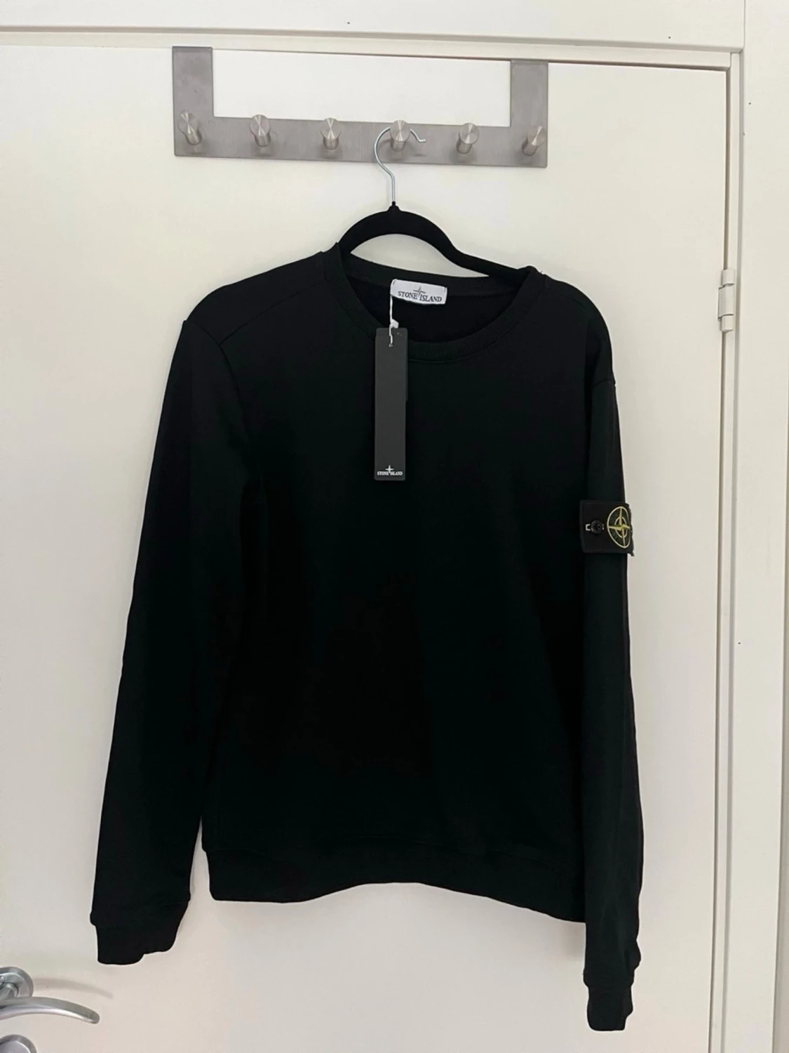 Svart sweatshirt från Stone Island