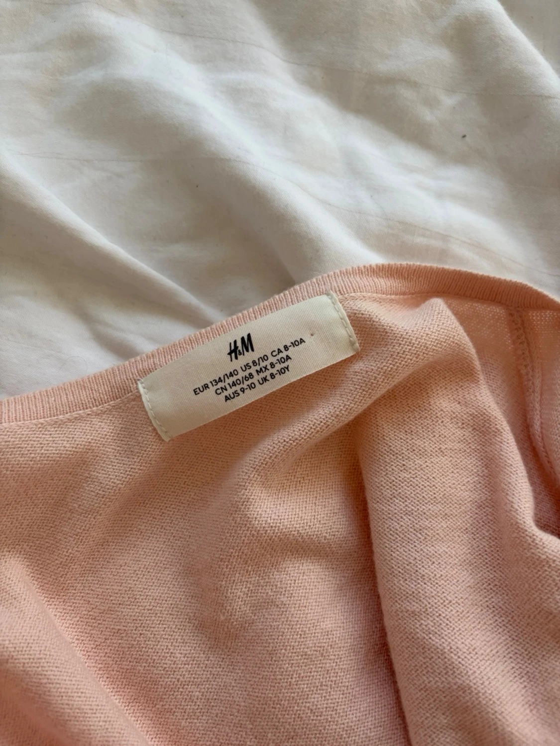 Ljusrosa kofta från H&M - 1