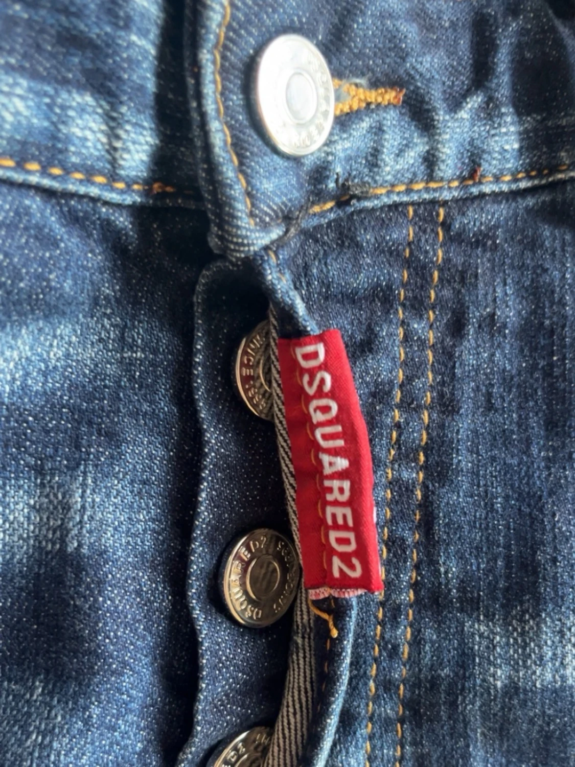 Målade slitna jeans Dsquared2  - 4