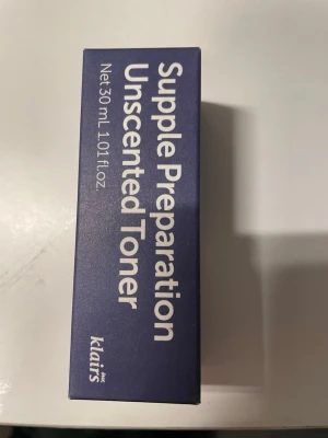 Helt ny- Klairs Supple Preparation Unscented Toner 30 ml - Helt ny- Klairs Supple Preparation Unscented Toner 30 ml