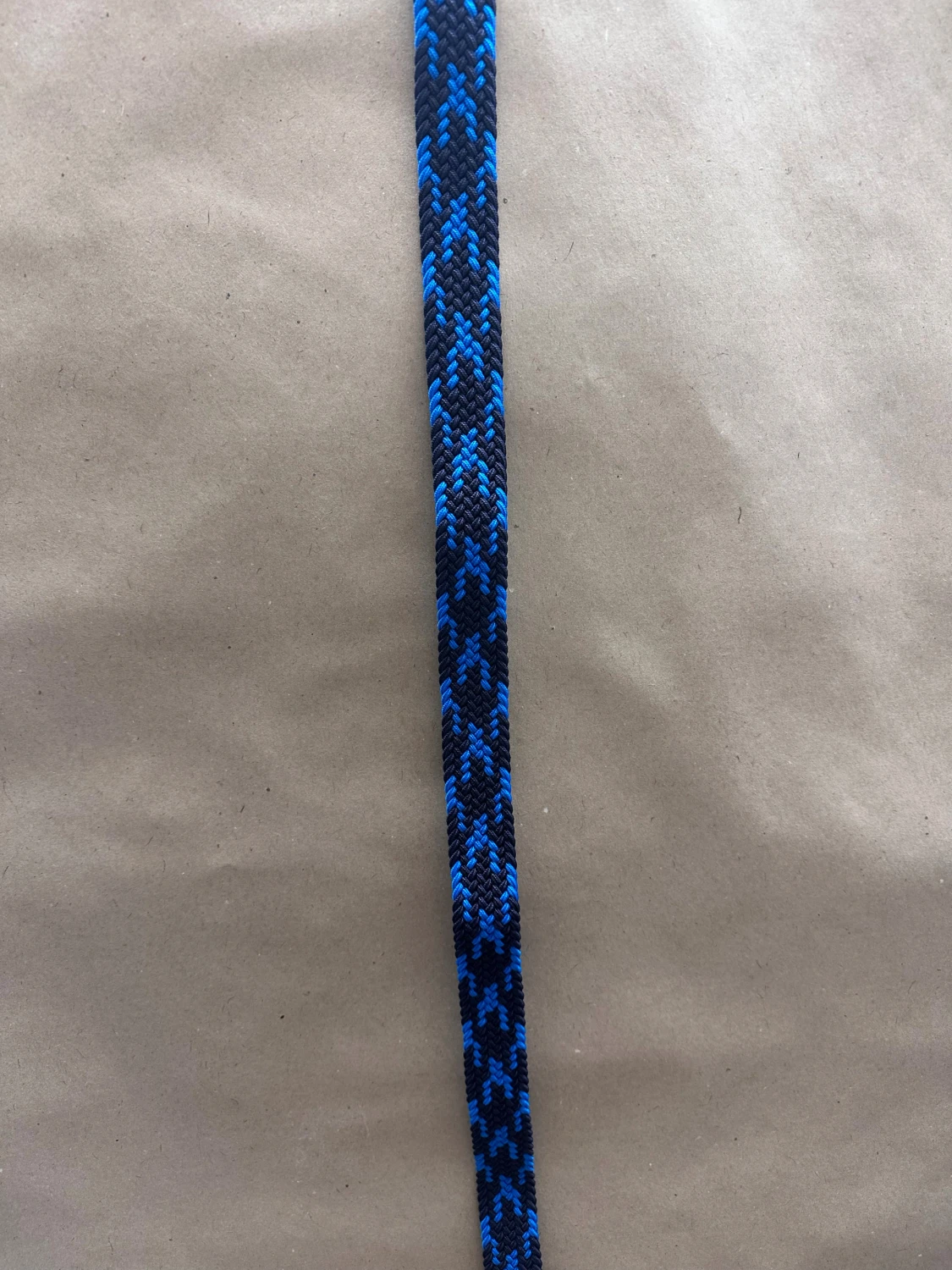Blå och svart flätad bälte - 3