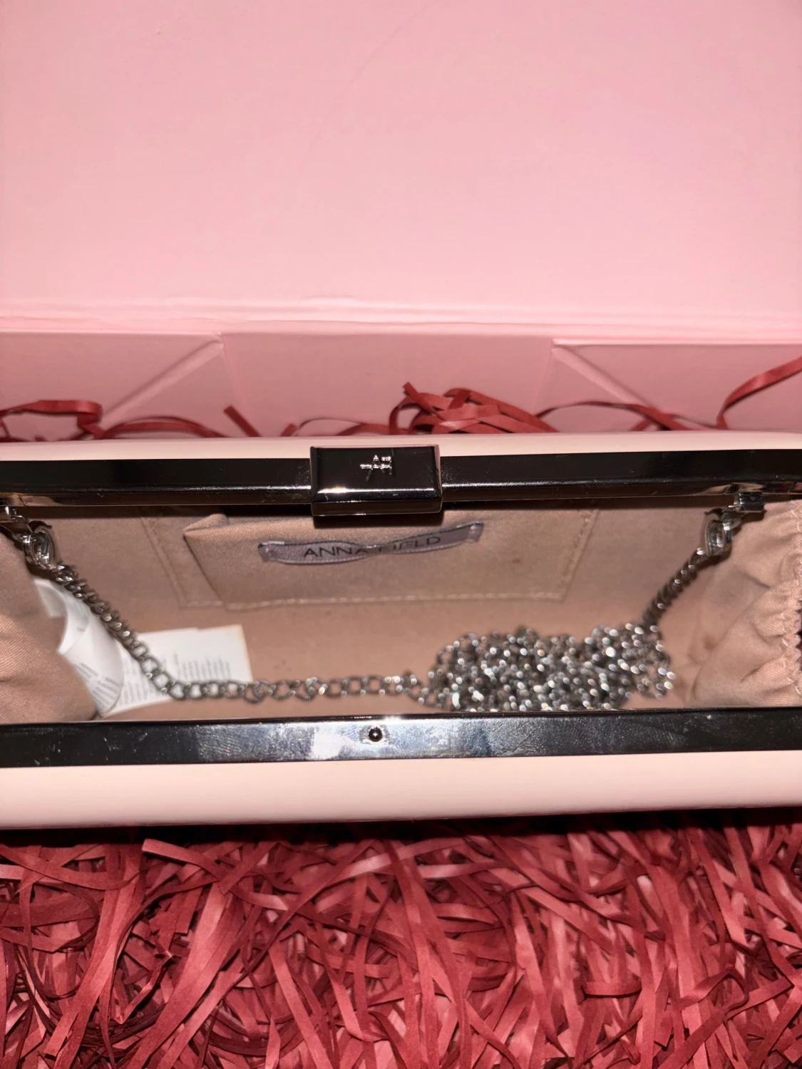 Ljusrosa kuvertväska från Anna Field - 1