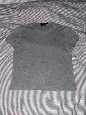 Grå Ralph Lauren T-Shirt  - Storlek M, custom slim fit.