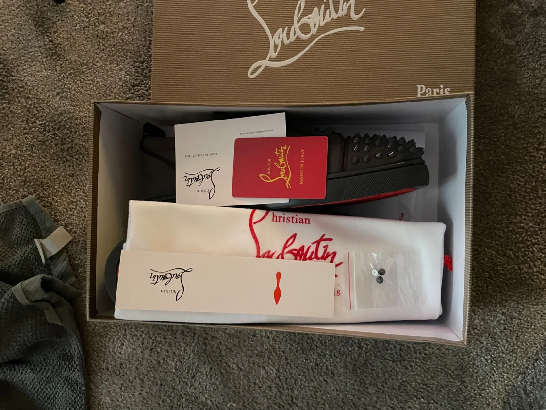 Christian Louboutin svarta sneakers - 2