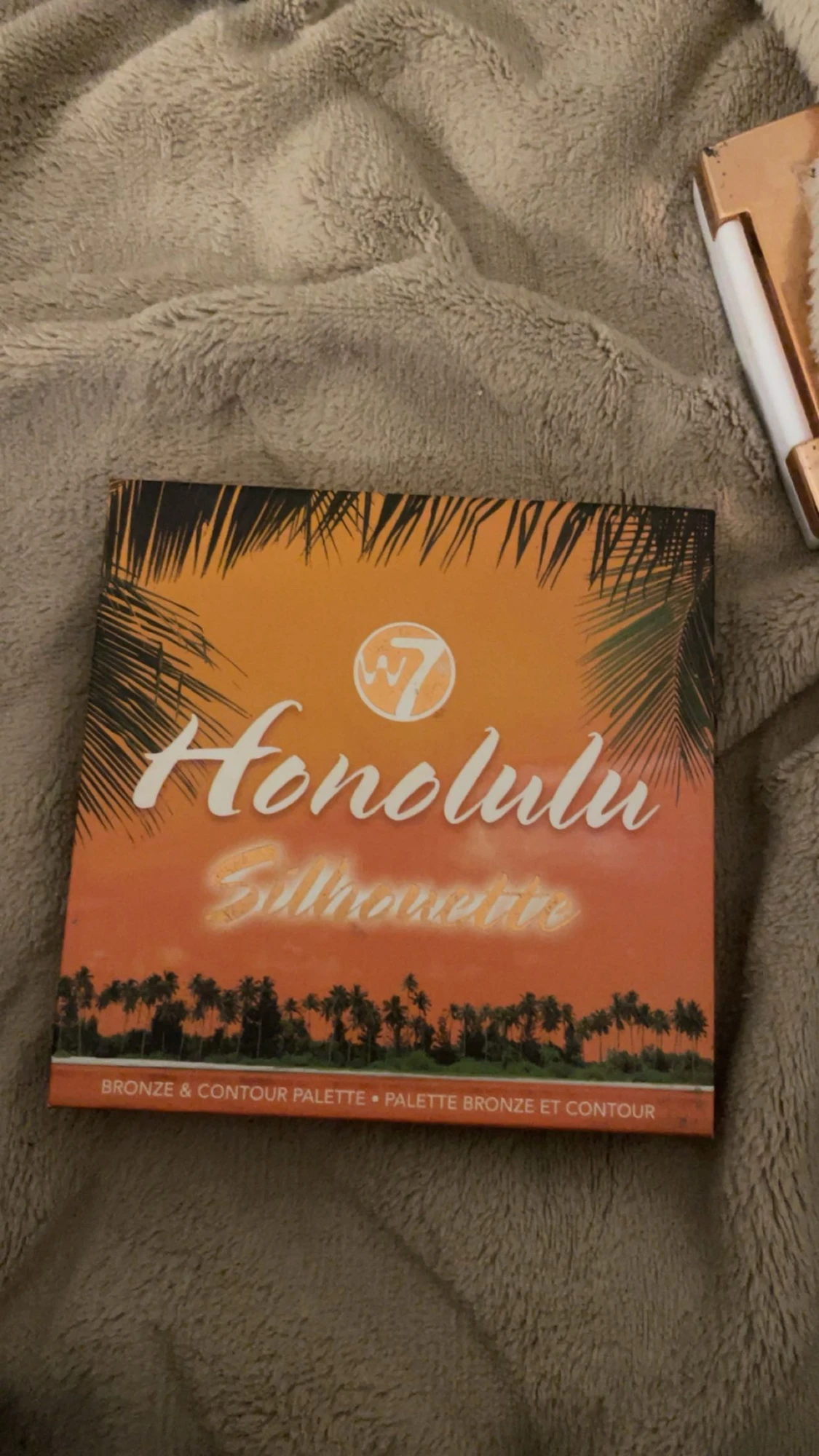 W7 bronzer, counture palett 