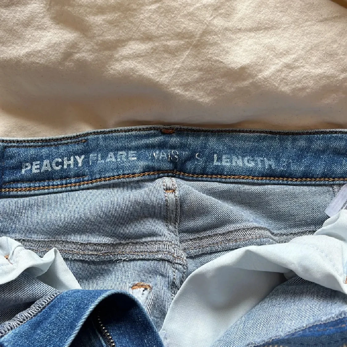 Blå Peachy Flare jeans med bootcut - 3