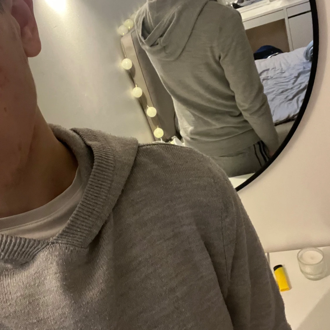 Grå hoodie från Brave Soul, storlek S - 1