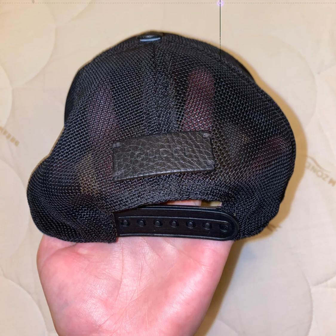 Gucci keps nylon svart M  - 1