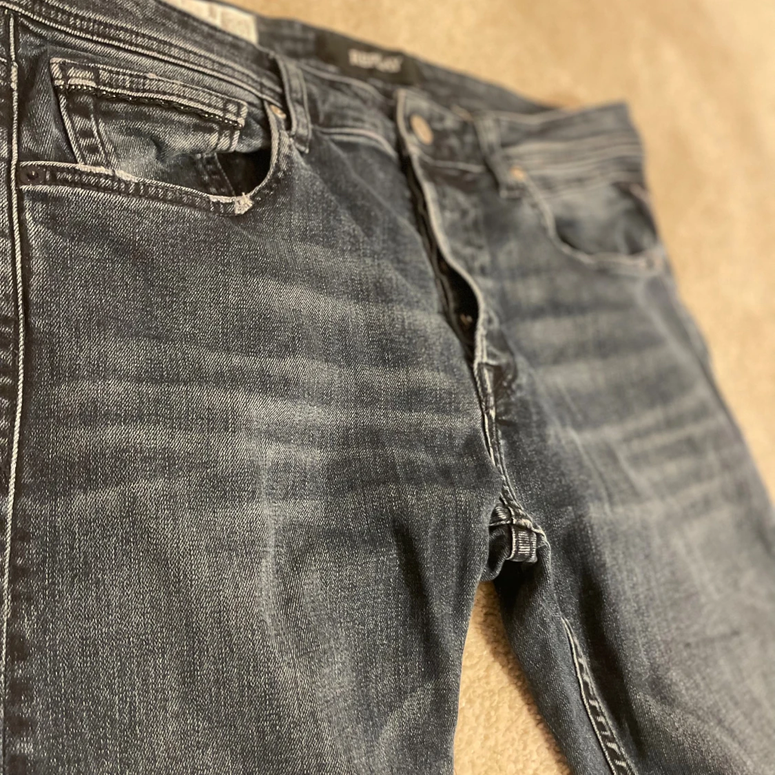 Replay Grover mörkblå jeans - 1