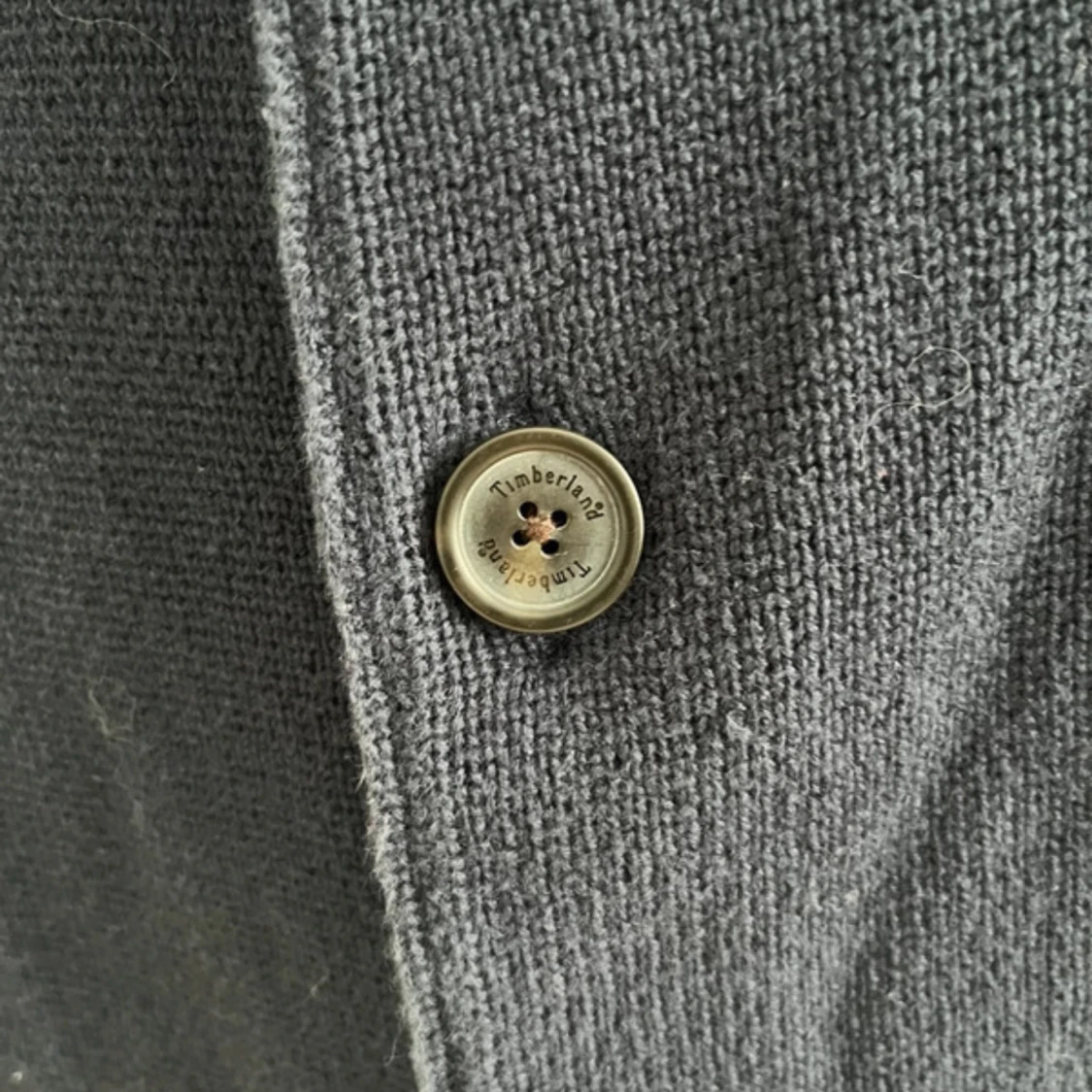 Mörkblå stickad kofta Timberland M - 1