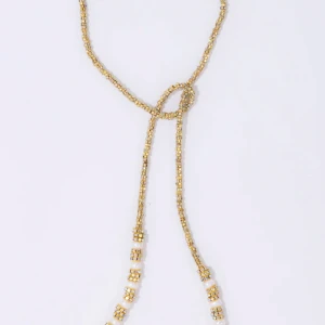 Pearl Octopuss.y - Fint halsband från coola norska märket Pearl Octopuss.y. Guldstrass med pärlor. Dyrt i inköp, finns på deras hemsida nu. 