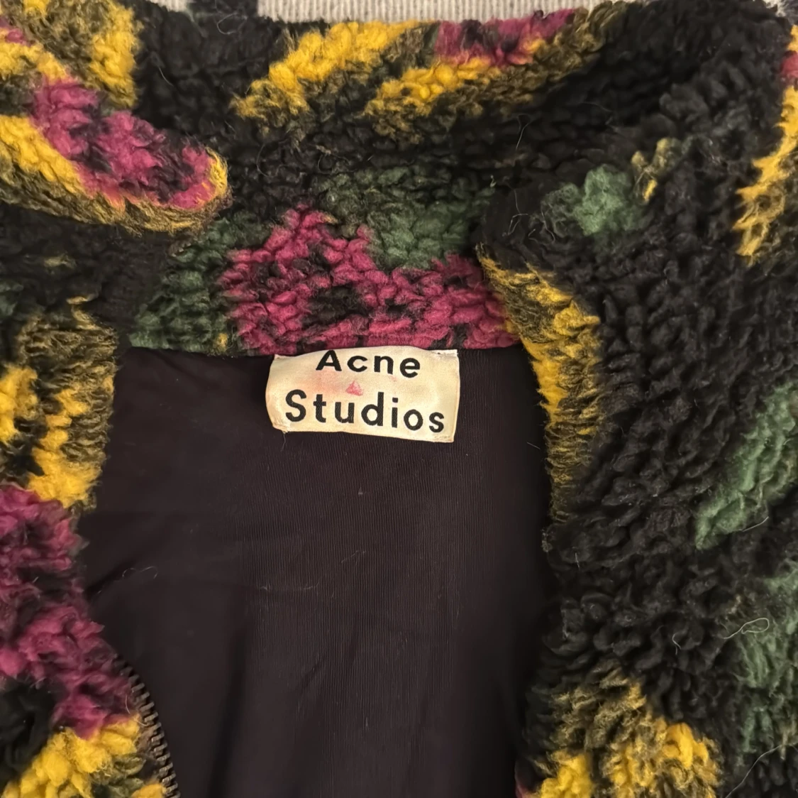 Fleecejacka Acne Studios mönstrad - 1