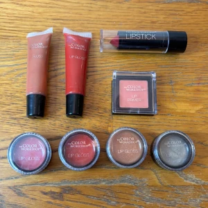 Nya läpprodukter  - Helt nya oöppnade! 1 lip primer, 1 läppstift, 2 läppglans i tub, 4 läppglans i burkar!